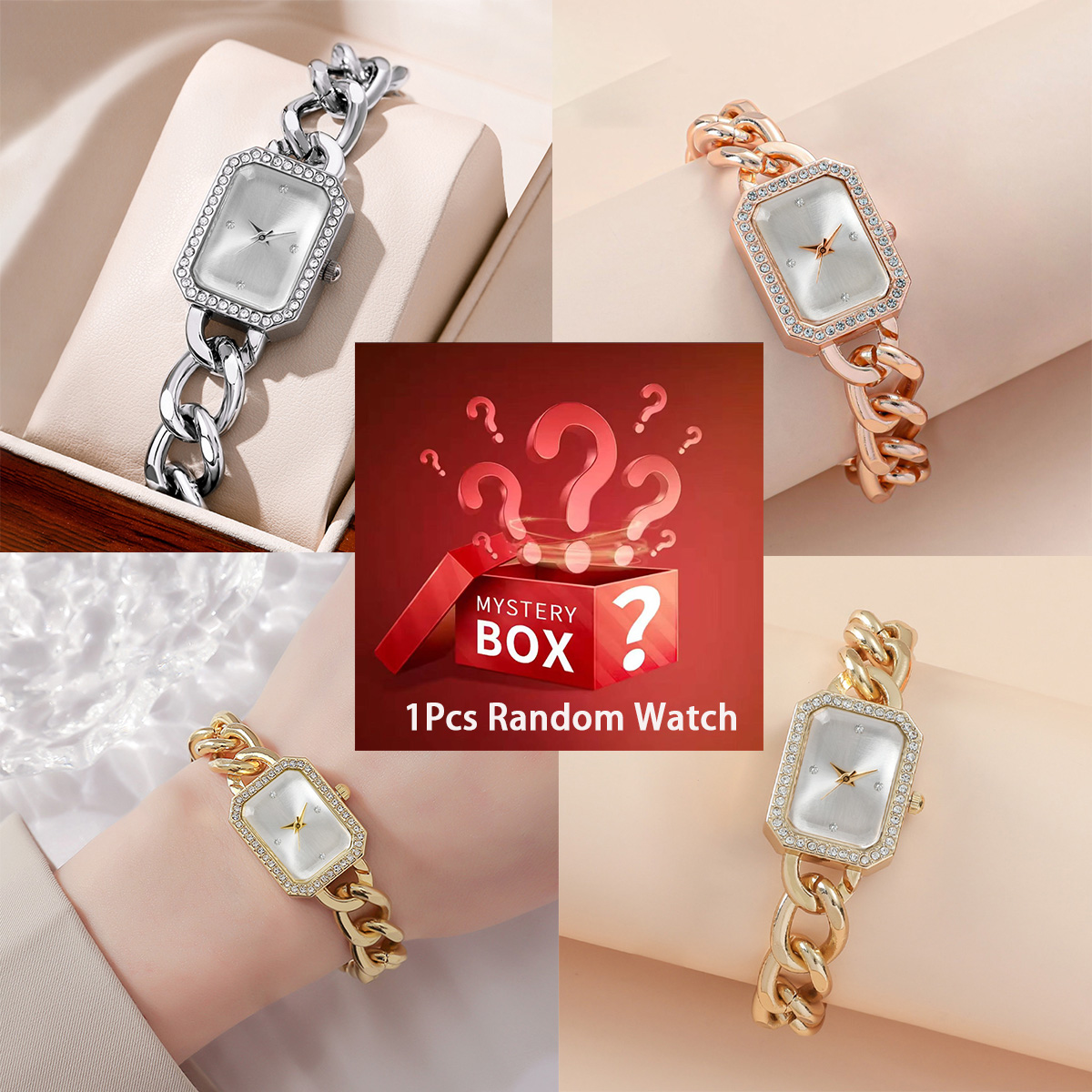 Luxury Watch - La caja misteriosa contiene 1 reloj