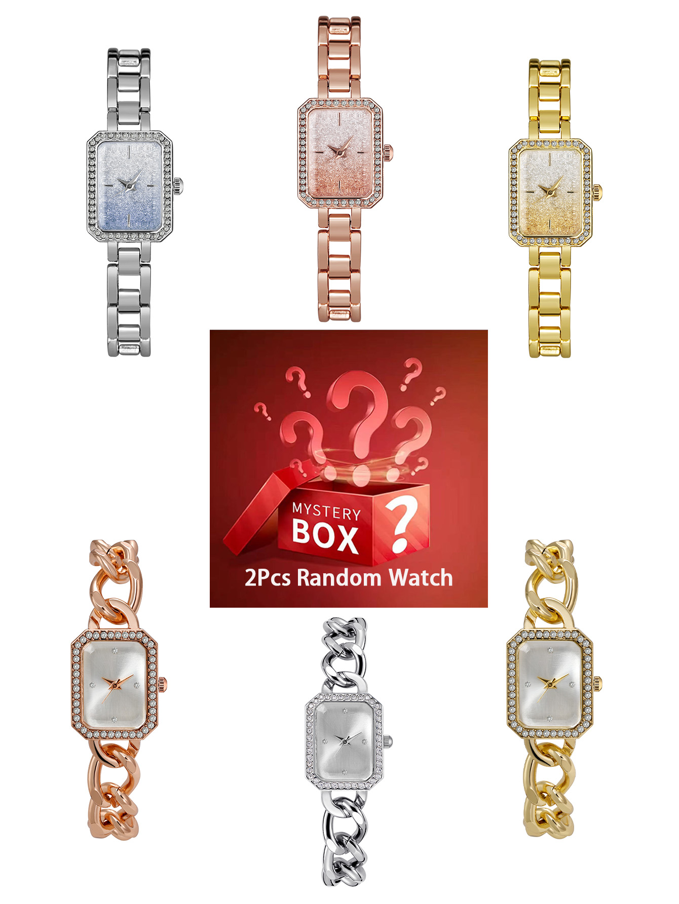 Luxury Watch - 2 piezas de relojes para mujer,