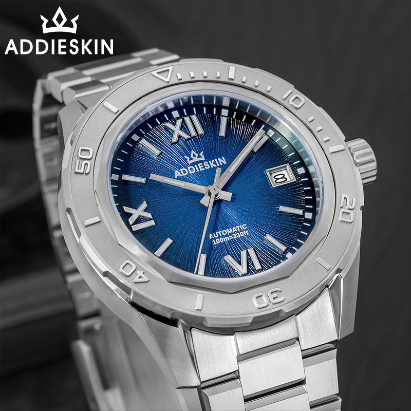 Luxury Watch All Black - AddiesKin K002 40mm Reloj de buceo