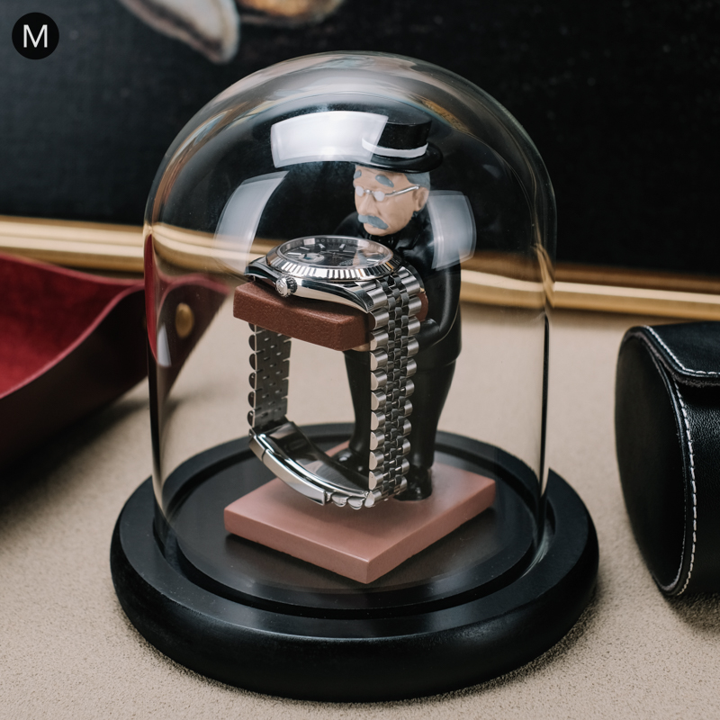 Luxury Watch Display Case - Soporte de mesa Vintage para relojes,