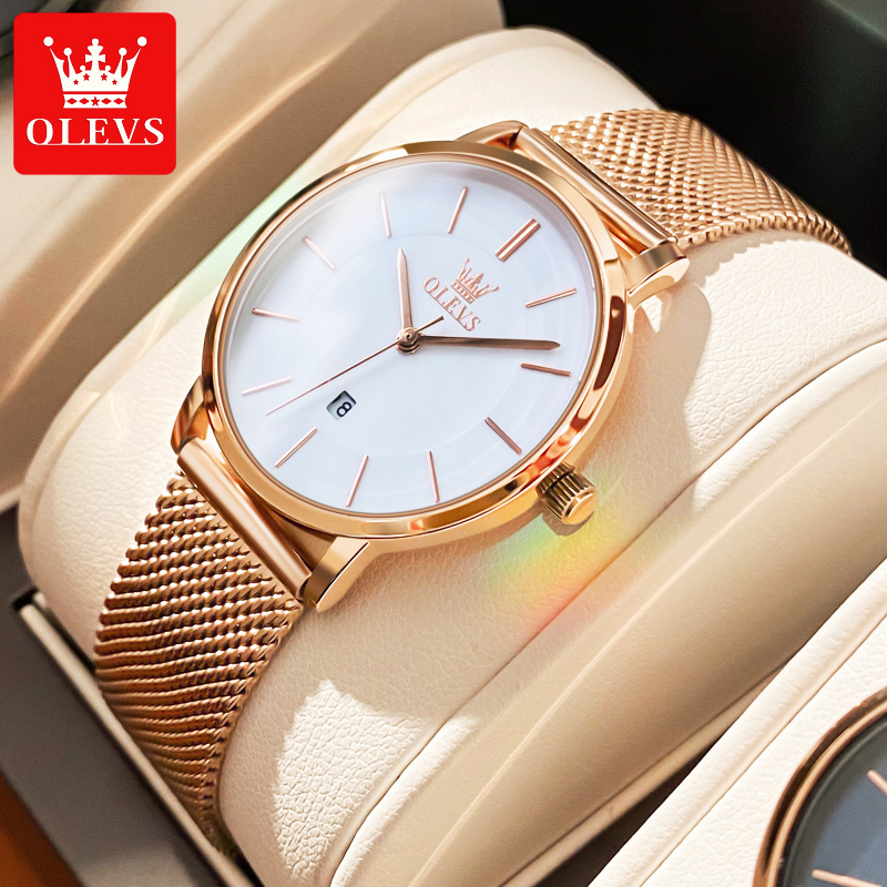 Luxury Watch Display Case - OLEVS-relojes de cuarzo para mujer, reloj
