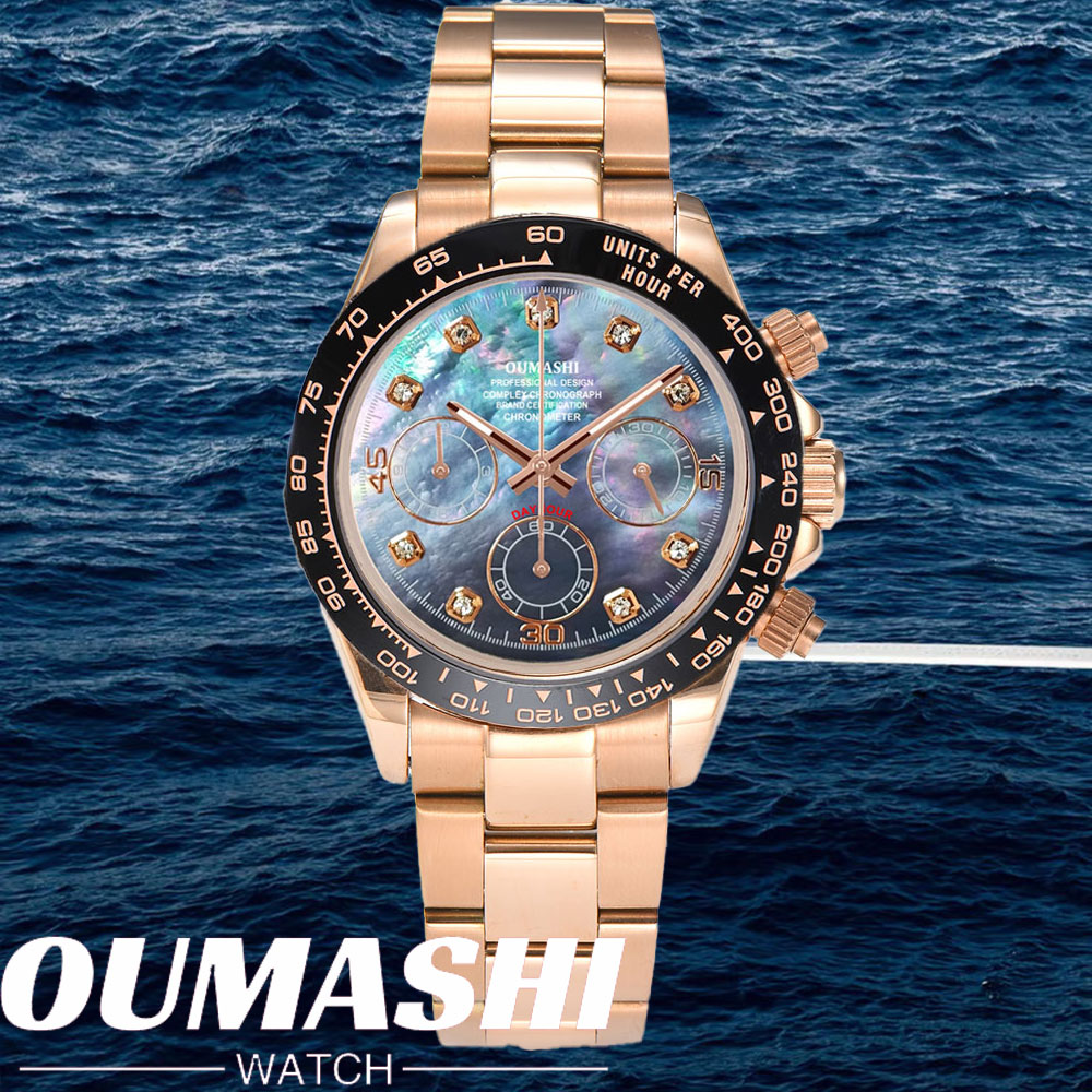 Chronograph Flyback Watch - Relojes VK63 de 39,3mm con textura