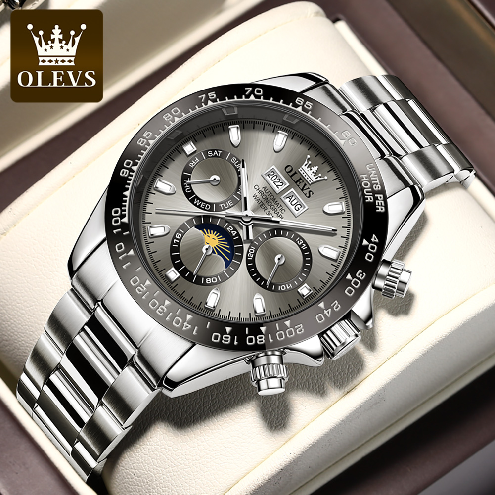 Chronograph Flyback Watch - OLEVS 6654 reloj de lujo para