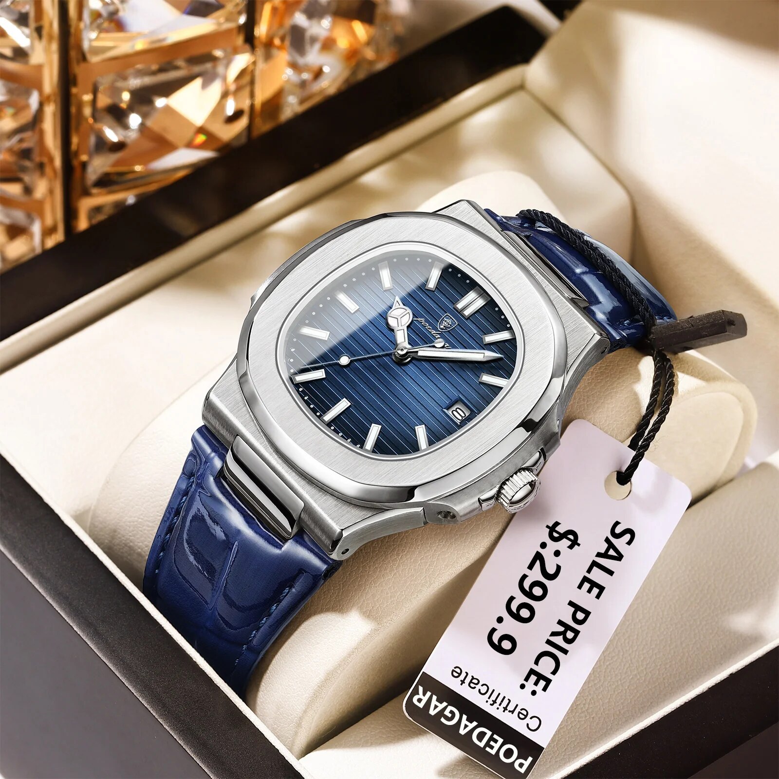 Luxury Watch Audemars Piguet - POEDAGAR, Reloj cuadrado de lujo para