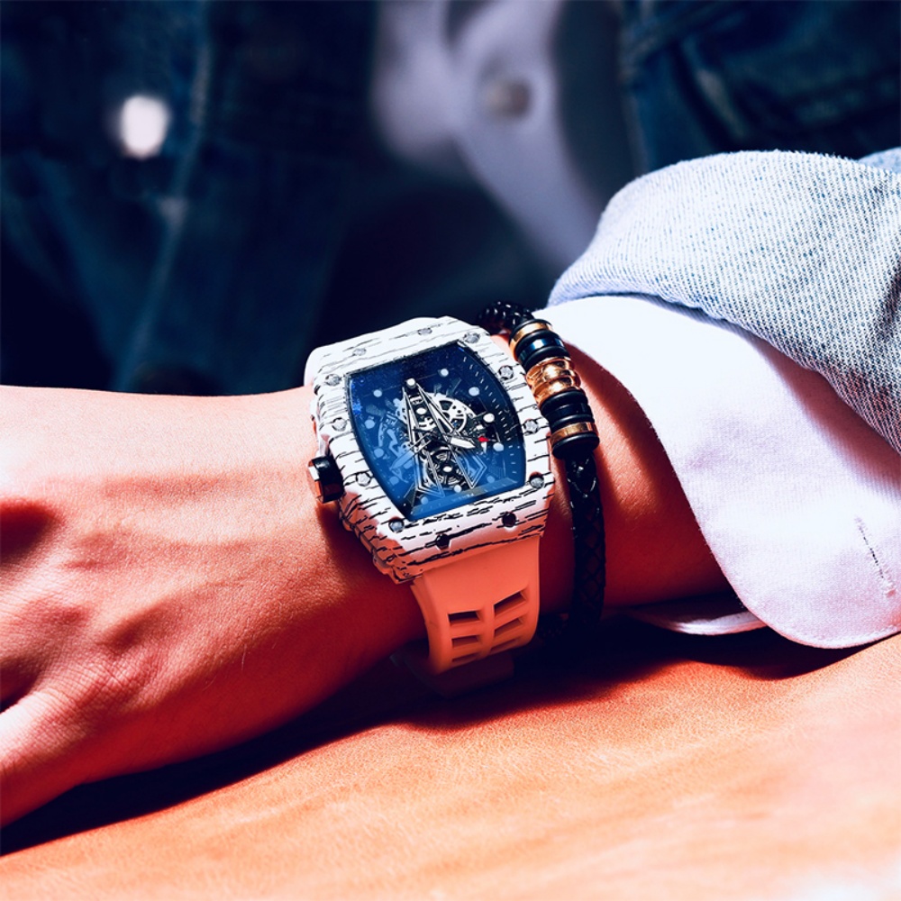 Luxury Watch It - Reloj de Cuarzo Funcional para Hombre,