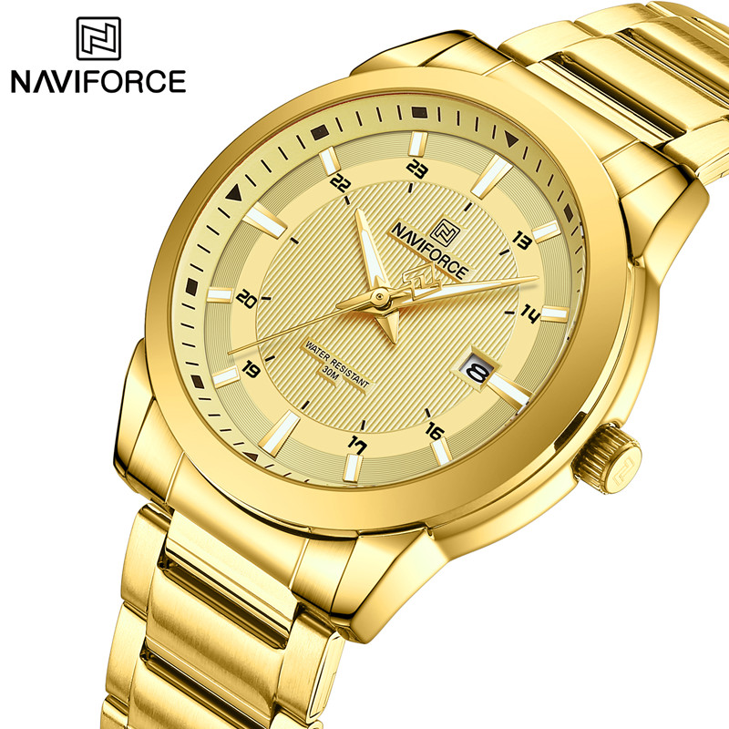 Luxury Watch Maker - NAVIFORCE-relojes para hombre con correa de