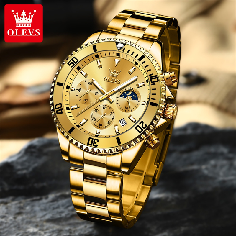 Reloj OLEVS para hombre, reloj - Luxury Watch Maker reseña y precio