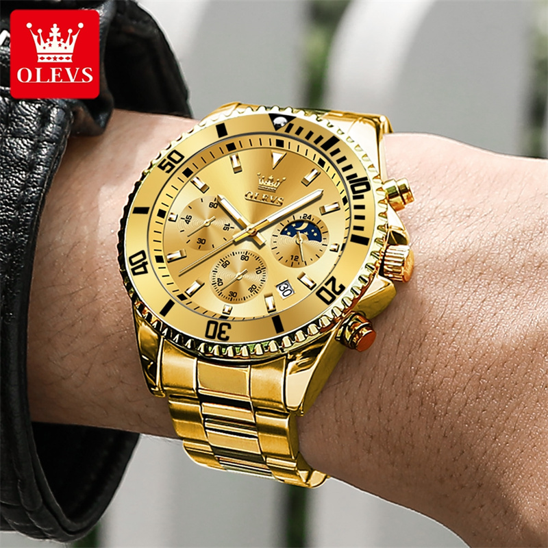 Reloj OLEVS para hombre, reloj - Luxury Watch Maker reseña y precio