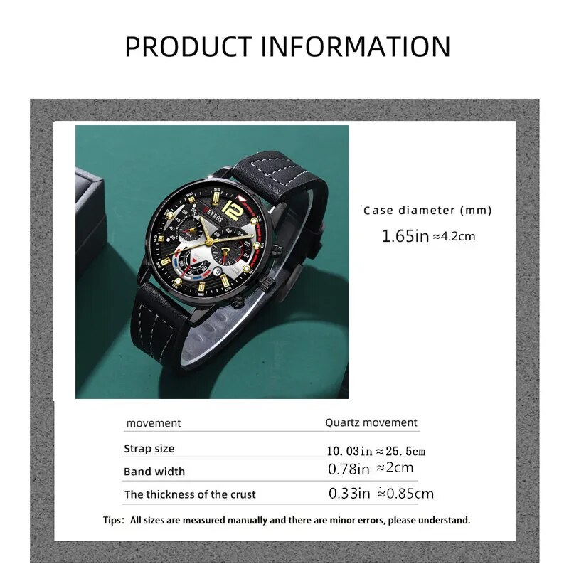 Conjunto de 3 uds de relojes d - Luxury Watch All Black reseña y precio