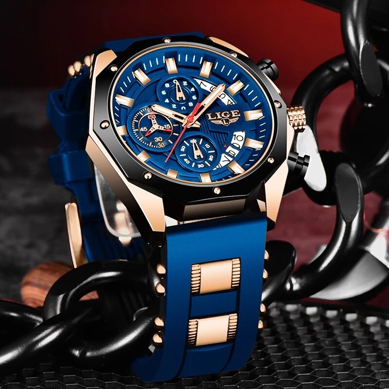 Relojes LIGE a la moda para ho - Luxury Watch Maker reseña y precio