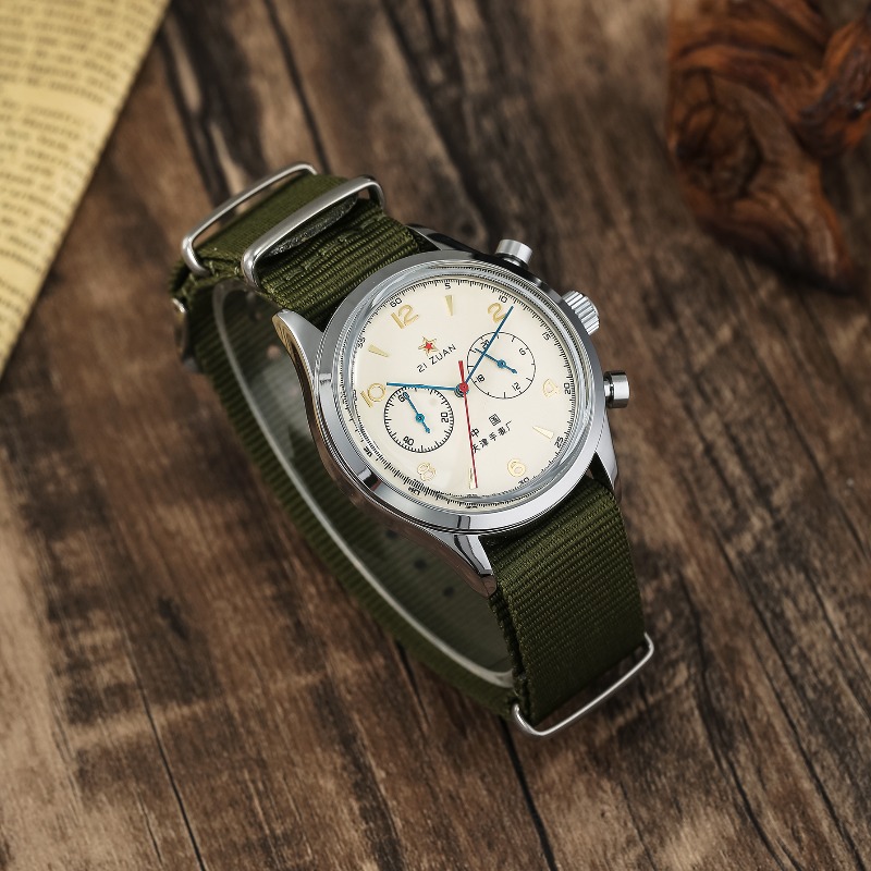 Reloj de Piloto 1963 de 42mm p - Chronograph Flyback Watch reseña y precio