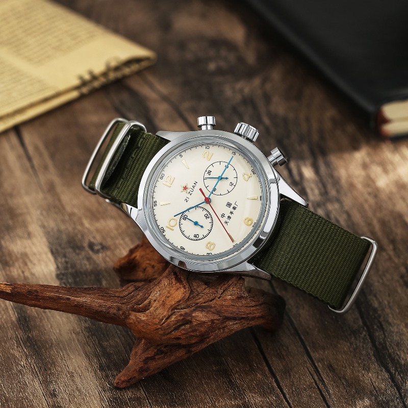 Reloj de Piloto 1963 de 42mm p - Chronograph Flyback Watch reseña y precio