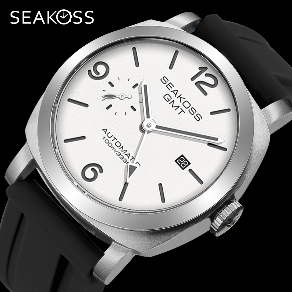 SEAKOSS 10Bar GMT buceo reloj  - Chronograph Flyback Watch reseña y precio
