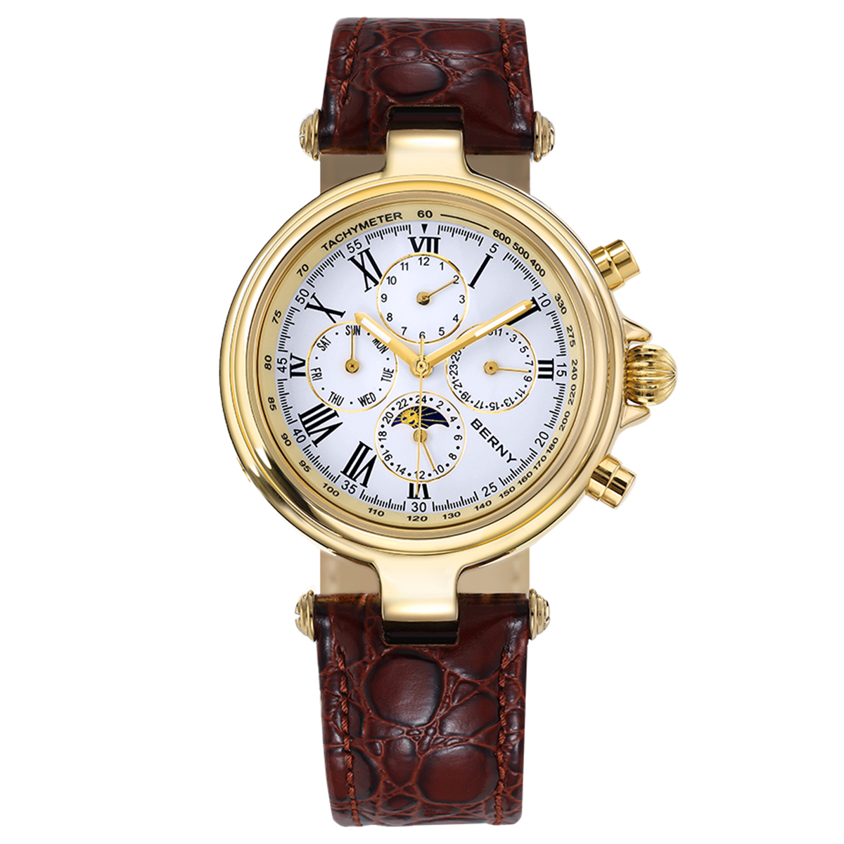 Reloj BERNY Retro automático p - Chronograph Flyback Watch reseña y precio