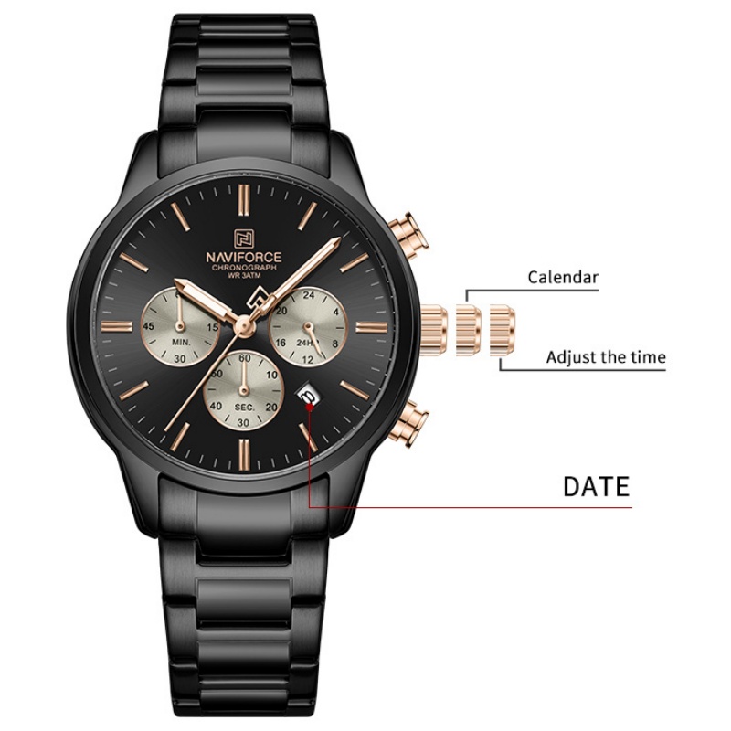 Reloj Cronógrafo de Cuarzo NAV - Luxury Watch Design reseña y precio