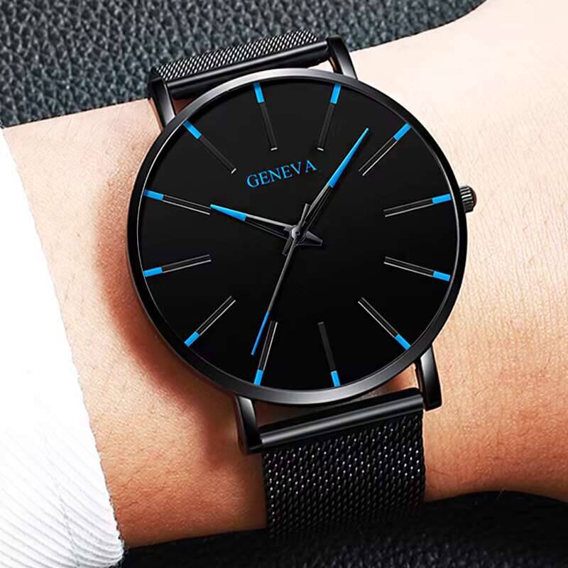 Juego de 5 pulseras de reloj d - Luxury Watch All Black reseña y precio