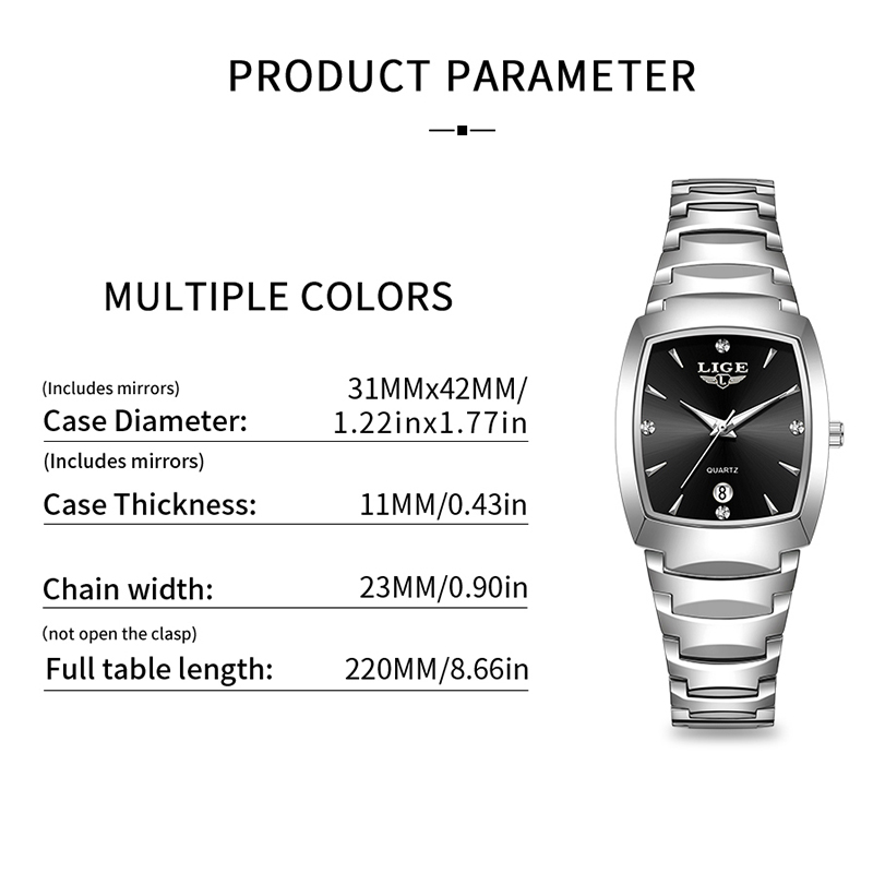 Reloj LIGE para mujer, reloj d - Luxury Watch reseña y precio