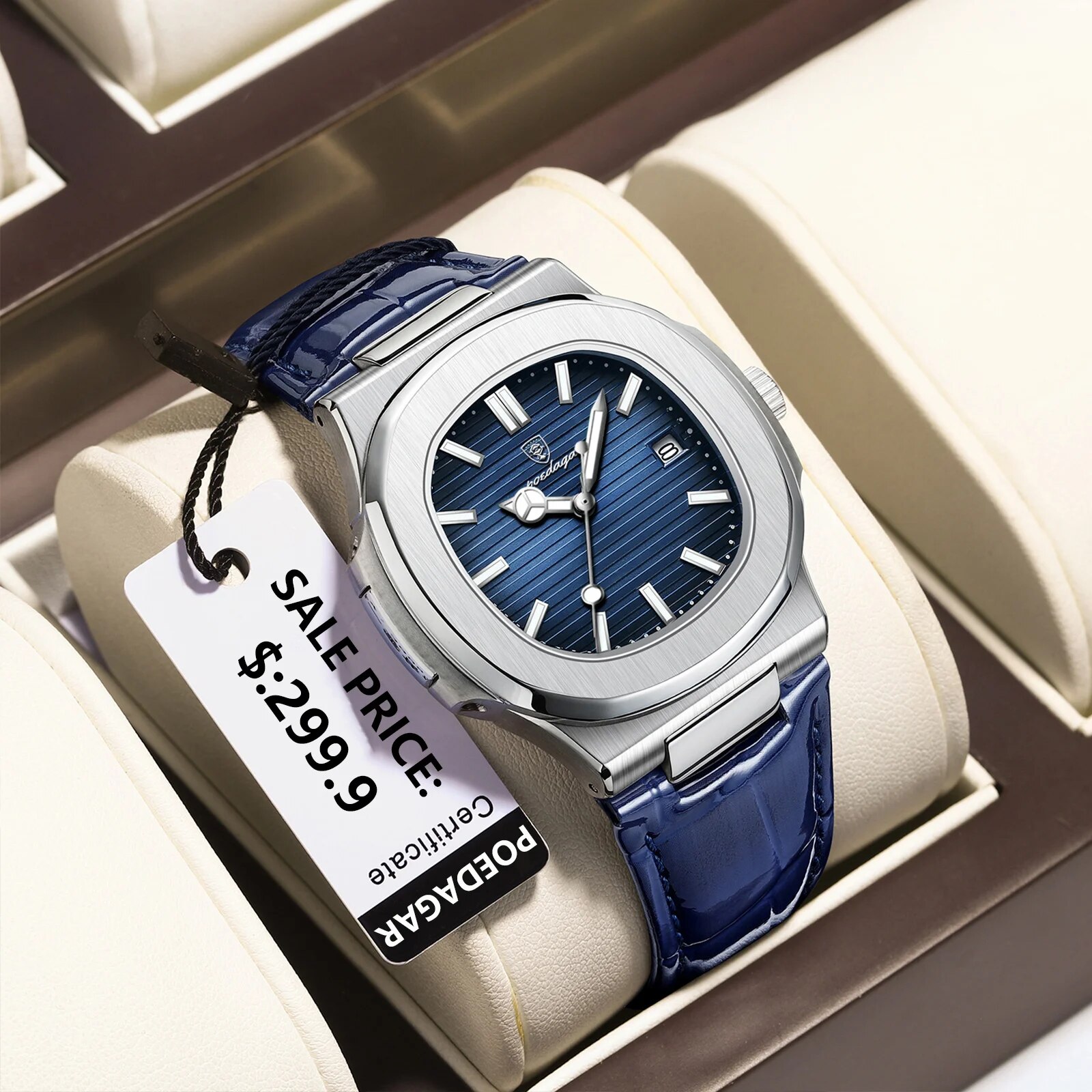 POEDAGAR, Reloj cuadrado de lu - Luxury Watch Audemars Piguet reseña y precio