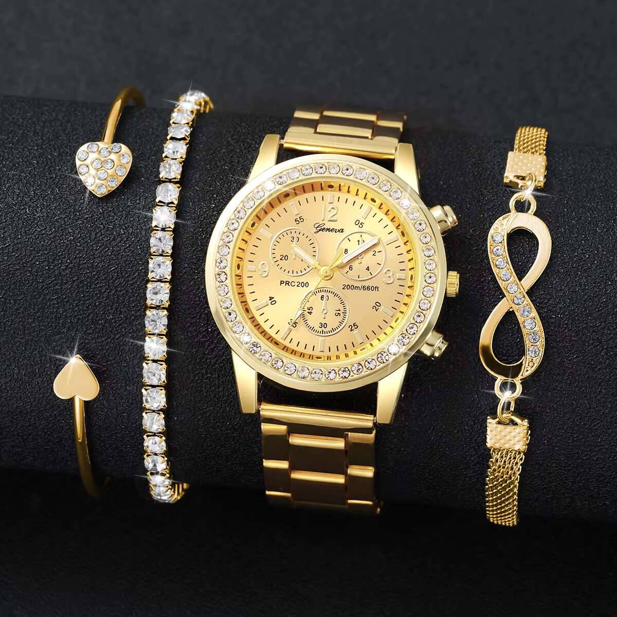 Juego de 4 relojes de lujo con - Luxury Watch Display Case reseña y precio