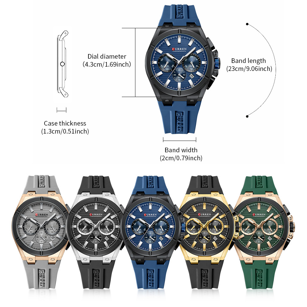 Reloj cronógrafo CURREN de luj - Luxury Watch Audemars Piguet reseña y precio