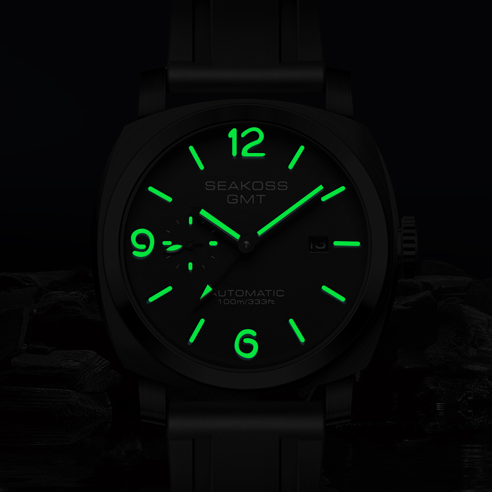 Reloj de buceo SEAKOSS de 45mm - Chronograph Flyback Watch reseña y precio