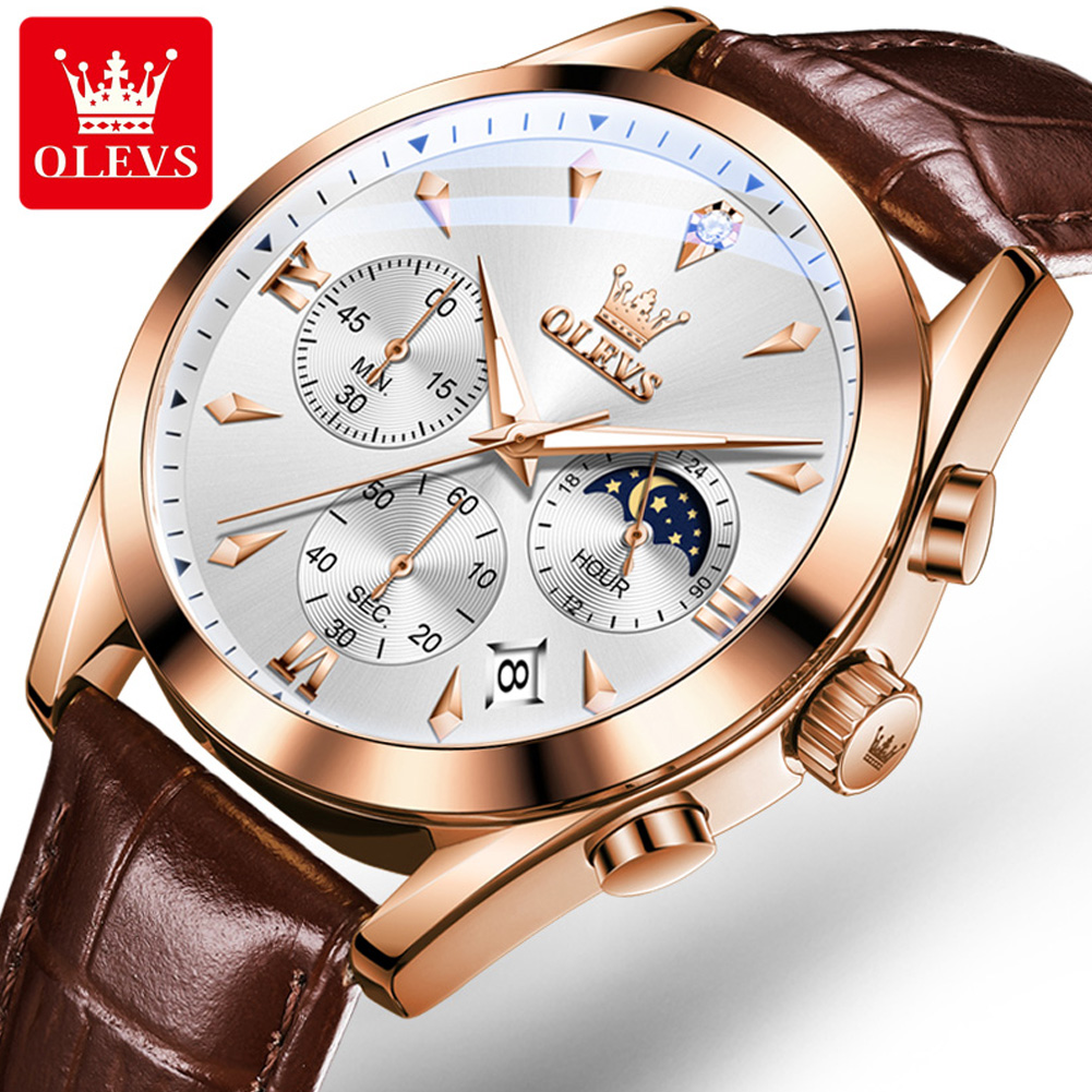 OLEVS nuevo reloj de cuarzo de - Luxury Watch Audemars Piguet reseña y precio