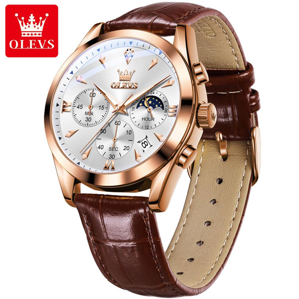 OLEVS nuevo reloj de cuarzo de - Luxury Watch Audemars Piguet reseña y precio