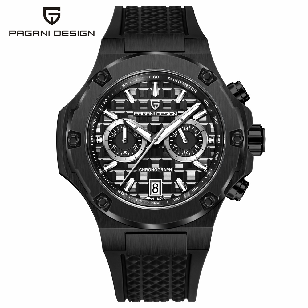 PAGANI DESIGN: reloj de cuarzo - Luxury Watch All Black reseña y precio