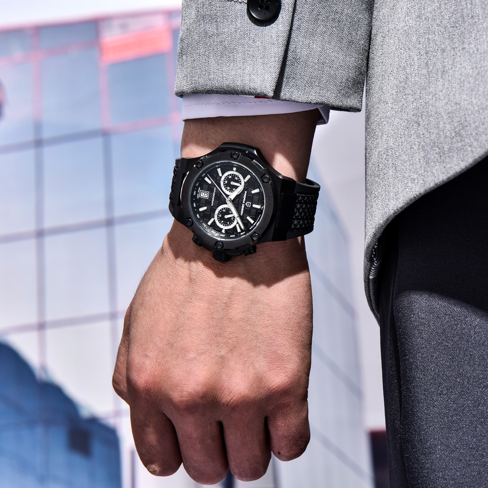 PAGANI DESIGN: reloj de cuarzo - Luxury Watch All Black reseña y precio