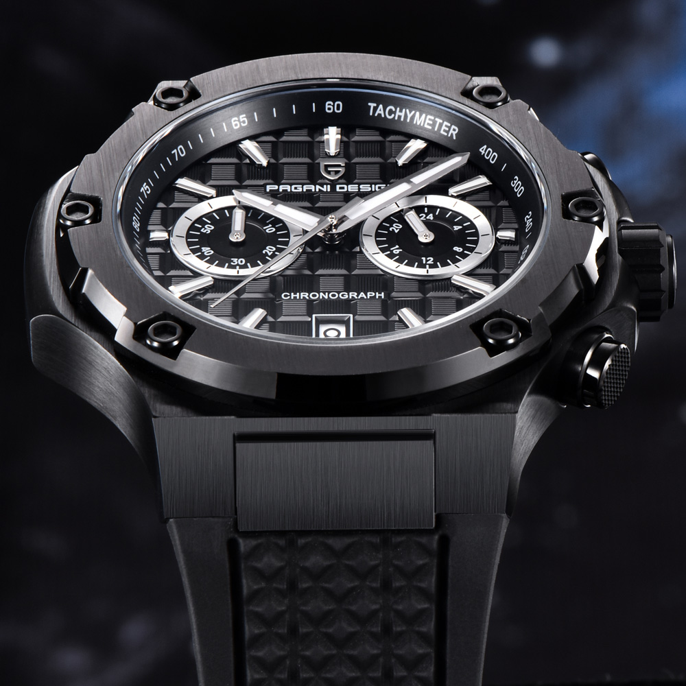 PAGANI DESIGN: reloj de cuarzo - Luxury Watch All Black reseña y precio