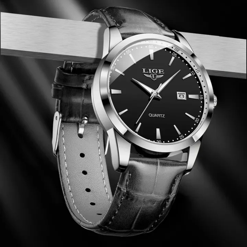 Relojes Masculino LIGE, reloj  - Luxury Watch All Black reseña y precio